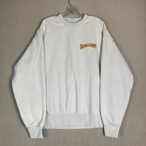 Almost Lucky Sweatshirt Mens‎ L Ivory Lucky Slots Graphic Crew Neck Pullover